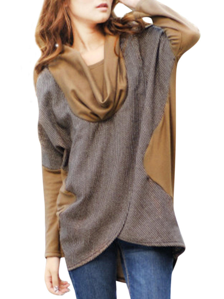 Loose Irregular Cotton Bat Sleeve Women T-shirt